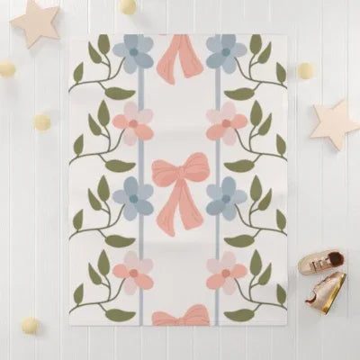 Floral Baby Blanket | Fist Time Mom Gift