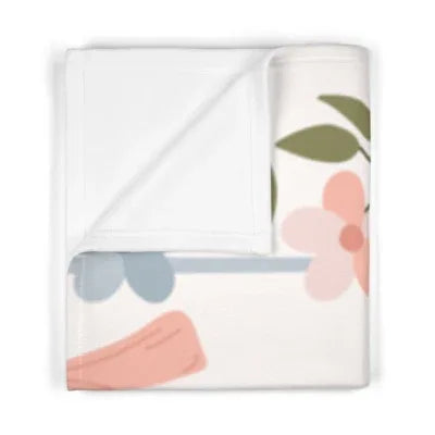 Floral Baby Blanket | Fist Time Mom Gift