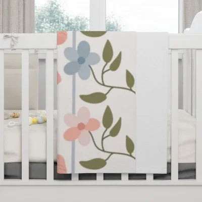 Floral Baby Blanket | Fist Time Mom Gift