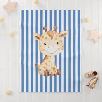Soft-Baby-Blanket | Giraffe Nursery